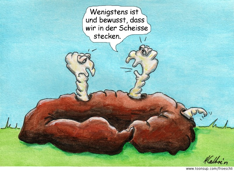 Cartoon: Scheisse - Toonsup