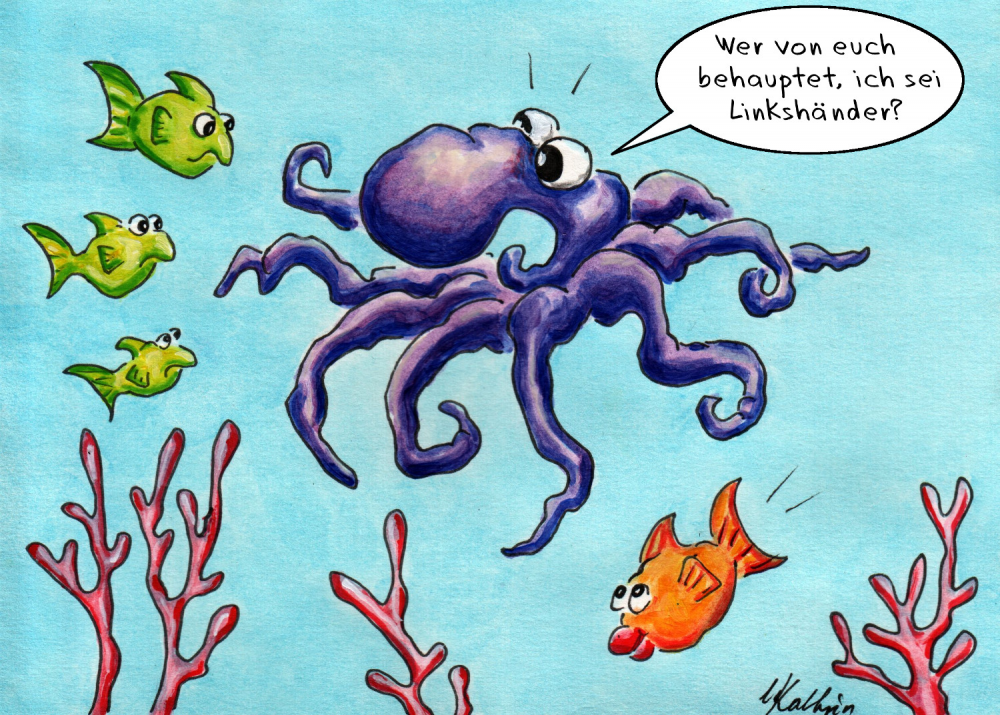 Cartoon: Linkshänder 1