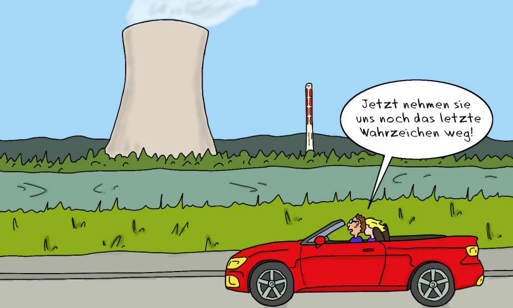 Cartoon: Atomkraftwerk 1