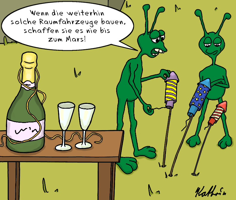 Cartoon: Neujahr 1
