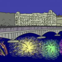 Neujahrsfeuerwerk