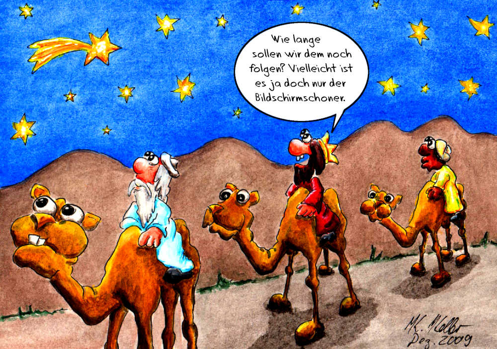 Cartoon: Bildschirmschoner 1