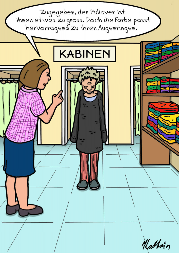 Cartoon: Pullover 1