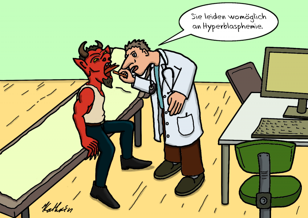 Cartoon: Blasphemie 1
