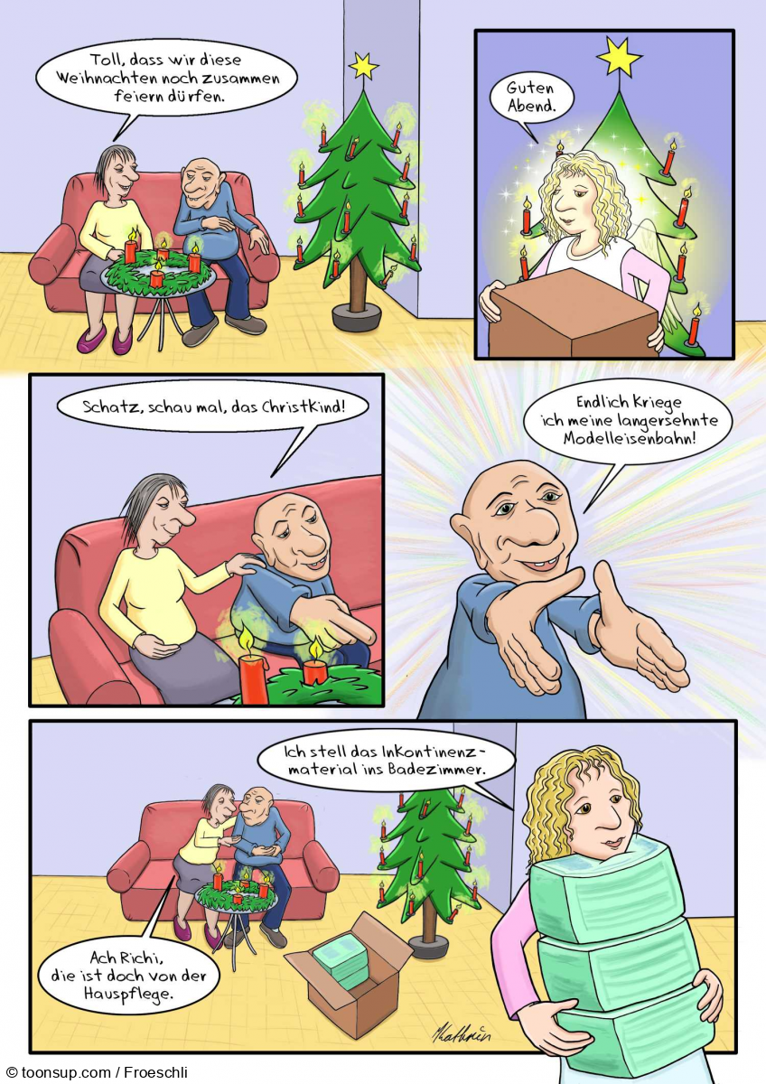 Comic: Weihnachtsgeschichte 1