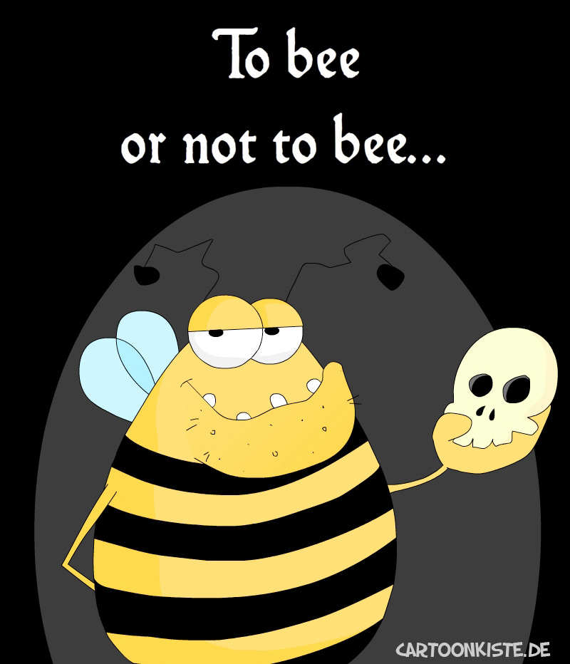 Cartoon: To bee or not to bee 1