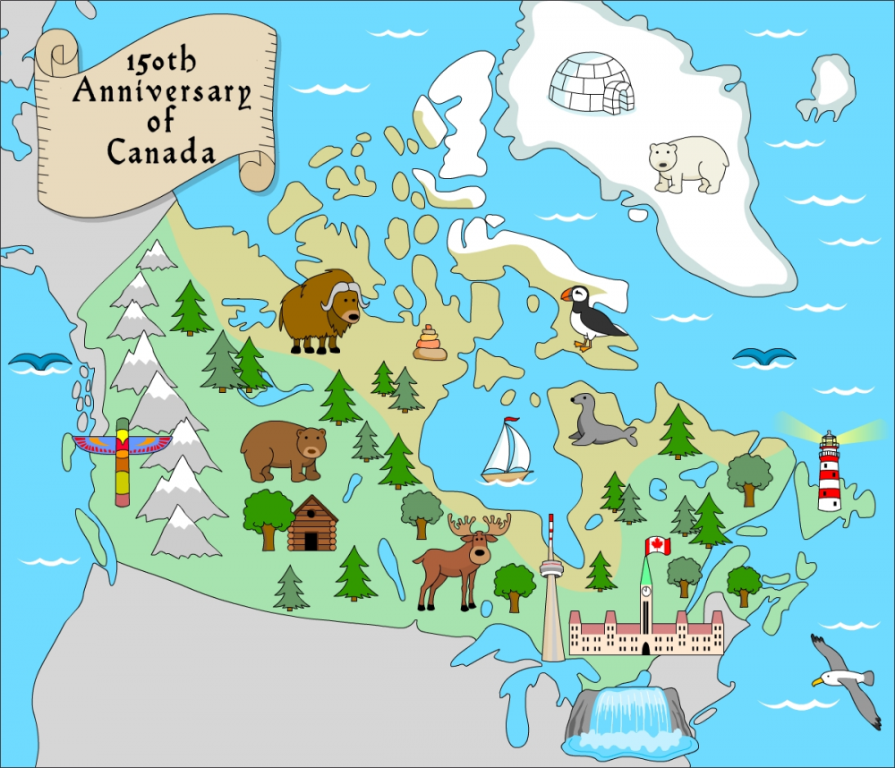 Illustration: 150 Jahre Kanada 1