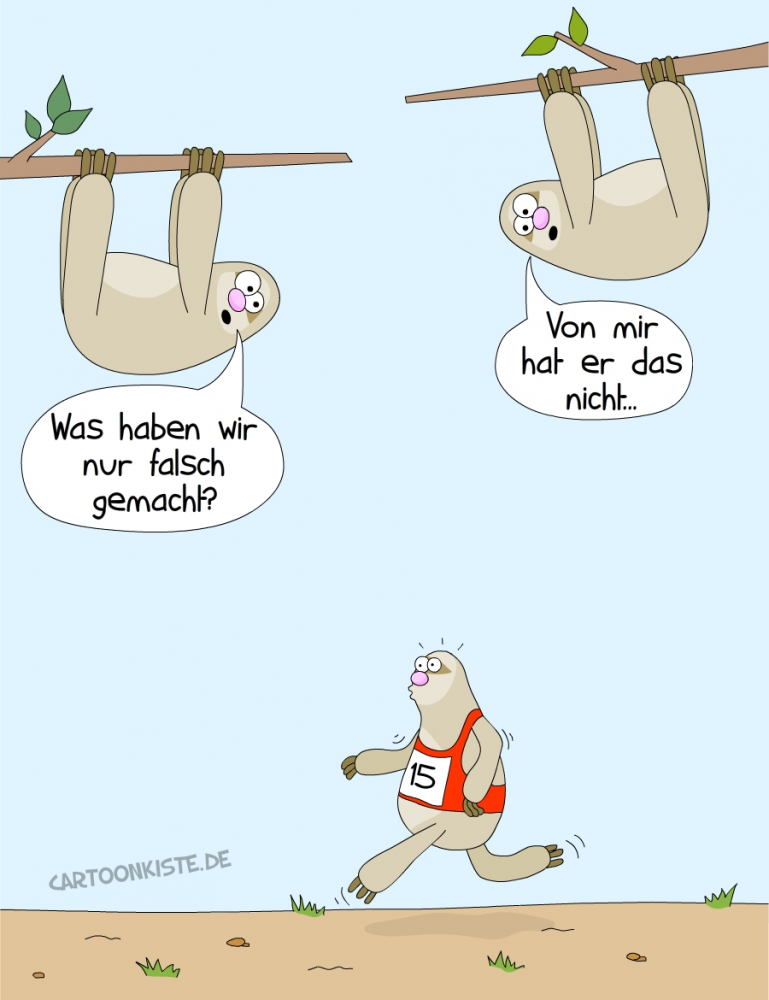 Cartoon: Faul 1
