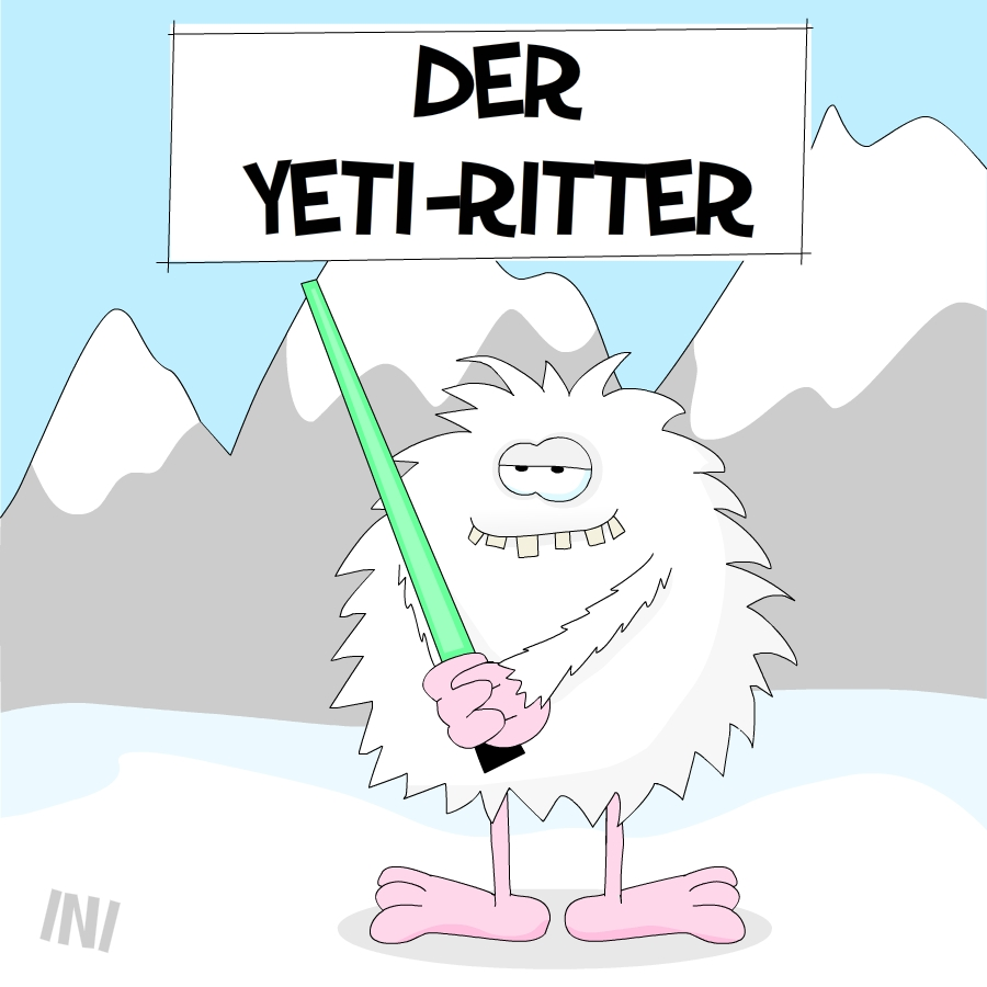Cartoon: Der Yeti-Ritter 1
