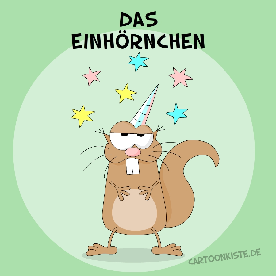Cartoon: Einhörnchen 1