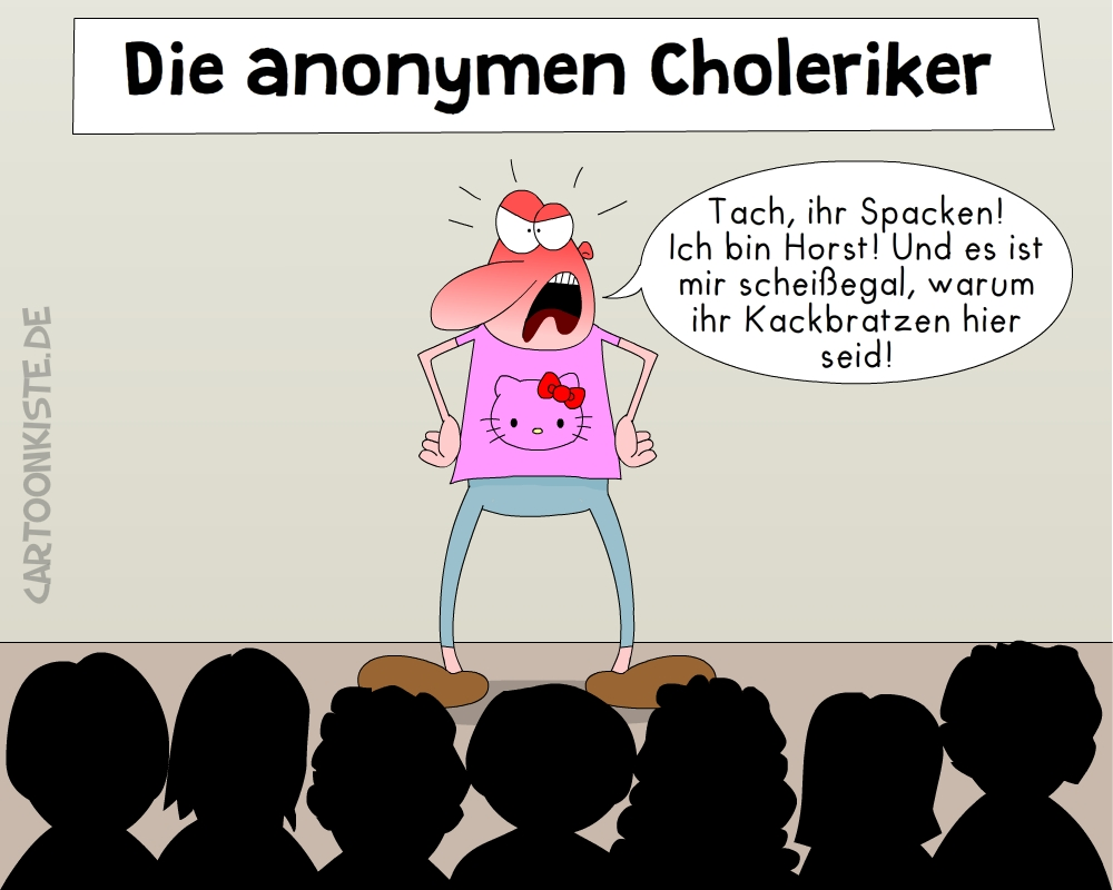 Cartoon: Anonyme Choleriker 1