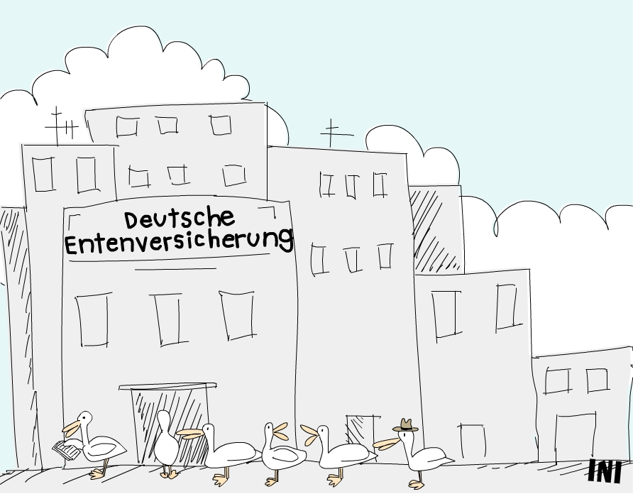 Cartoon: Entenversicherung 1