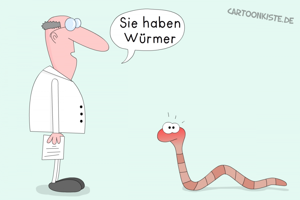 Cartoon: Würmer 1