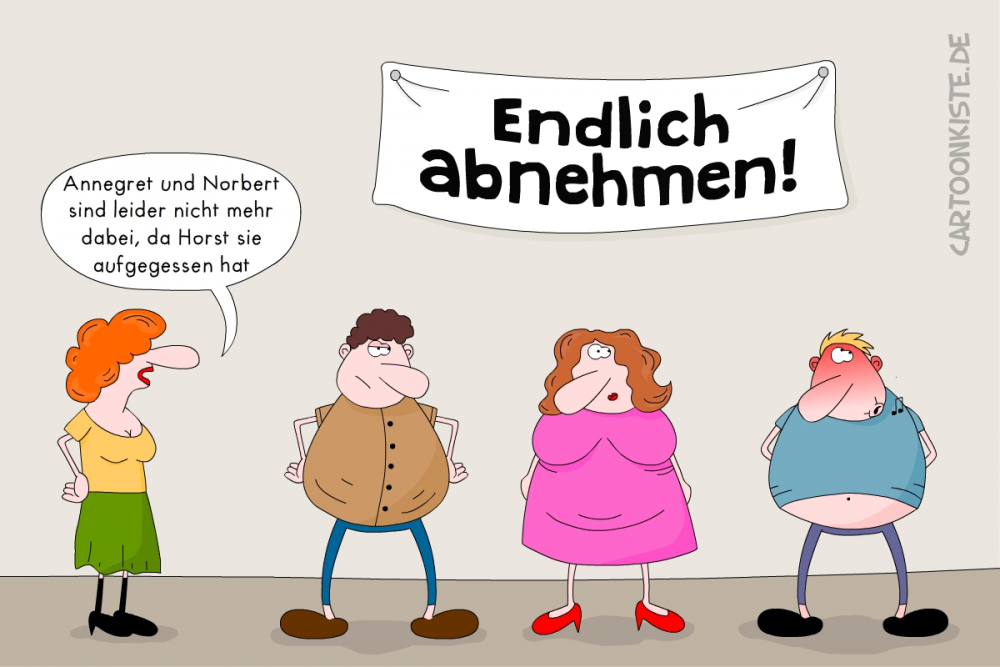 Cartoon: Aufgegessen 1