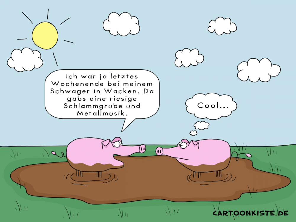 Cartoon: Wacken 1