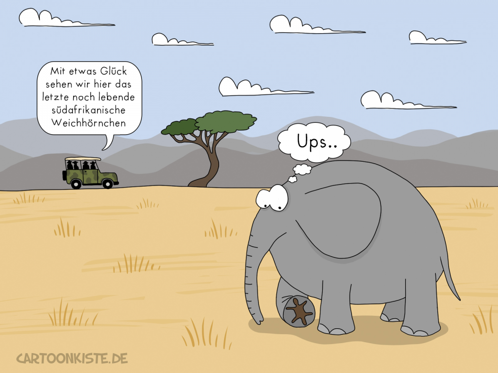 Cartoon: Ausgestorben 1