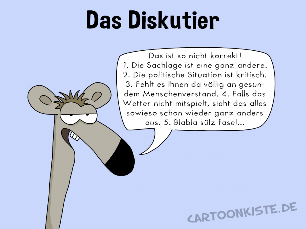 Cartoon: Blabla 1