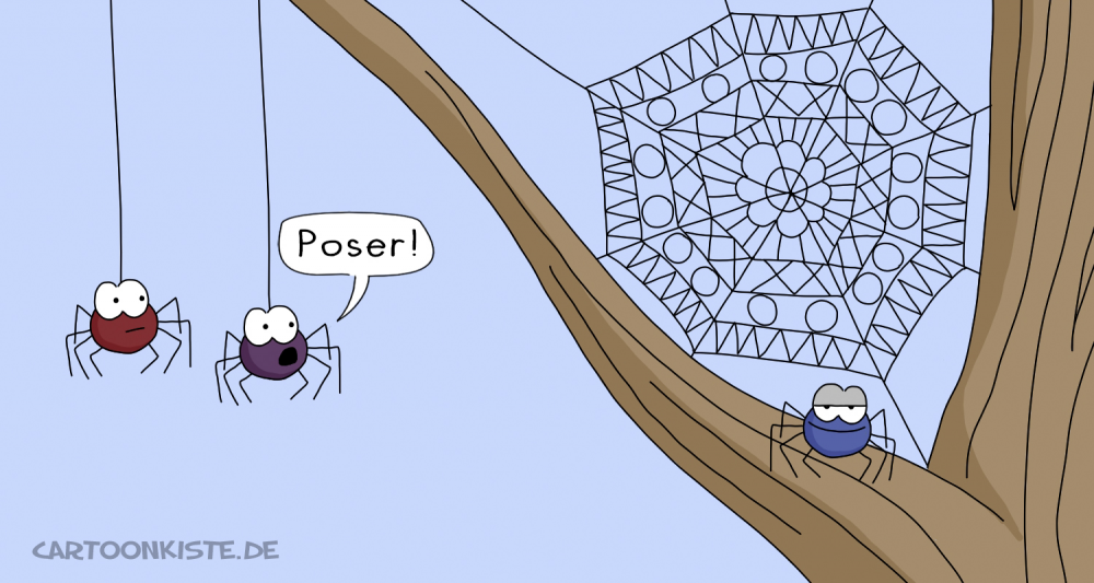 Cartoon: Poser 1