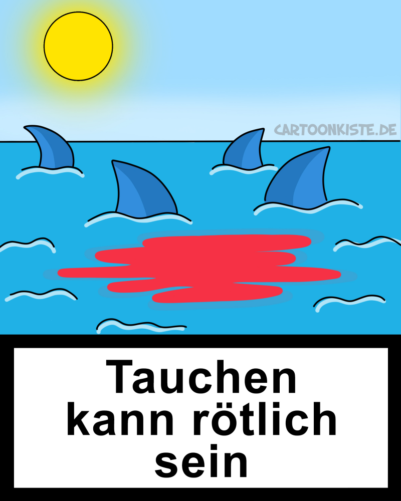 Cartoon: Tauchen 1