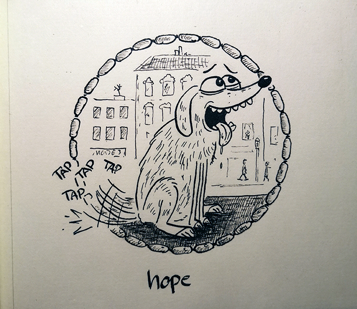 Illustration: Inktober Tag 10: hope 1