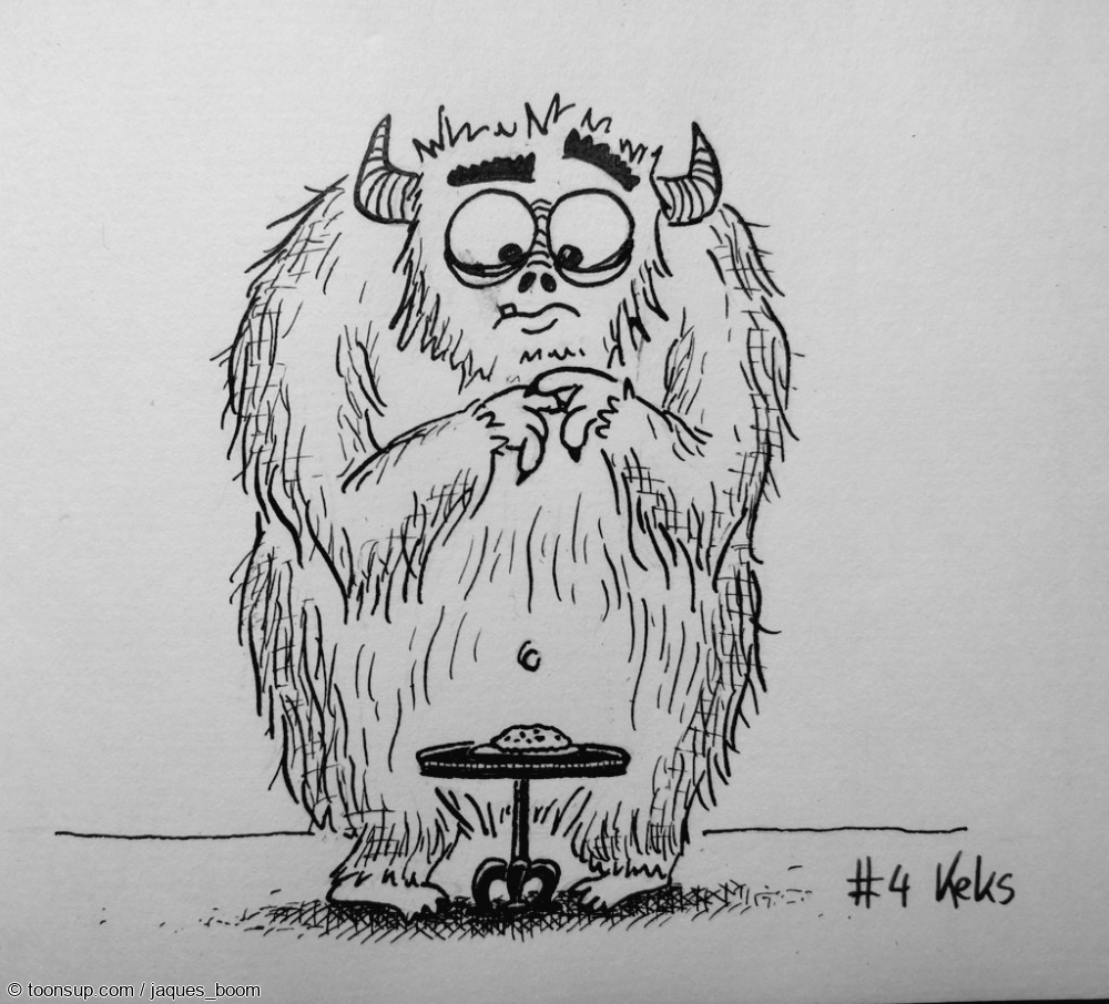 Cartoon: Nichtober #4 Keks 1