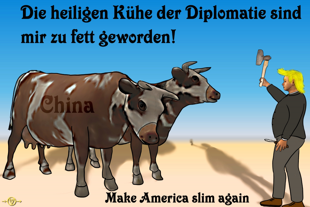 Cartoon: Diplomatie 1