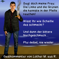 In der Pfeife rauchen