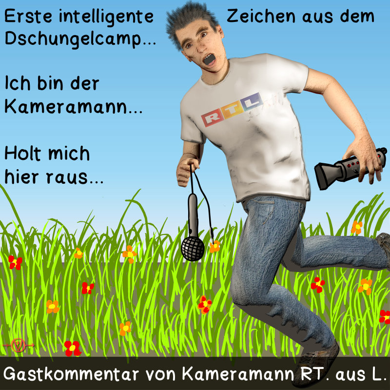 Cartoon: Dschungelcamp 1