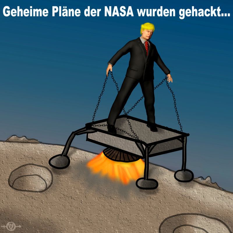 Cartoon: Trump NASA 1