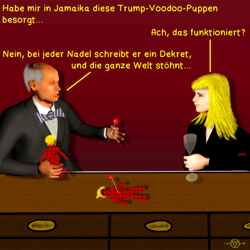 Cartoon: Bargespräche 8 1