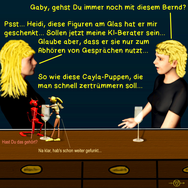 Cartoon: Bargespräche 14 1