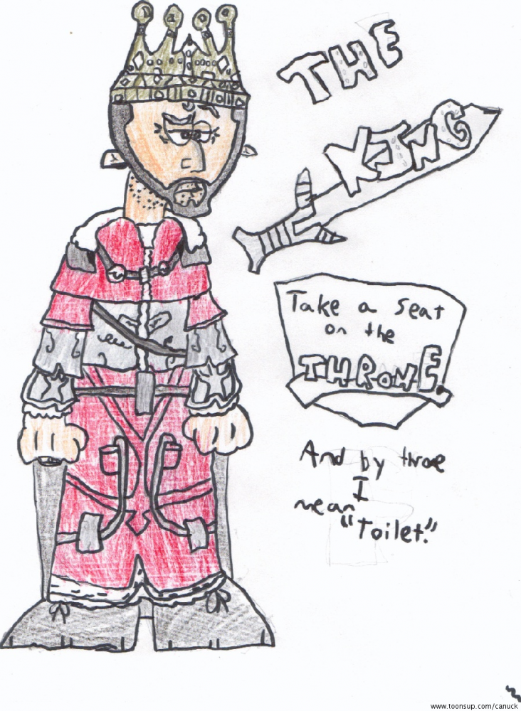 Cartoon: All Hail The King! 1