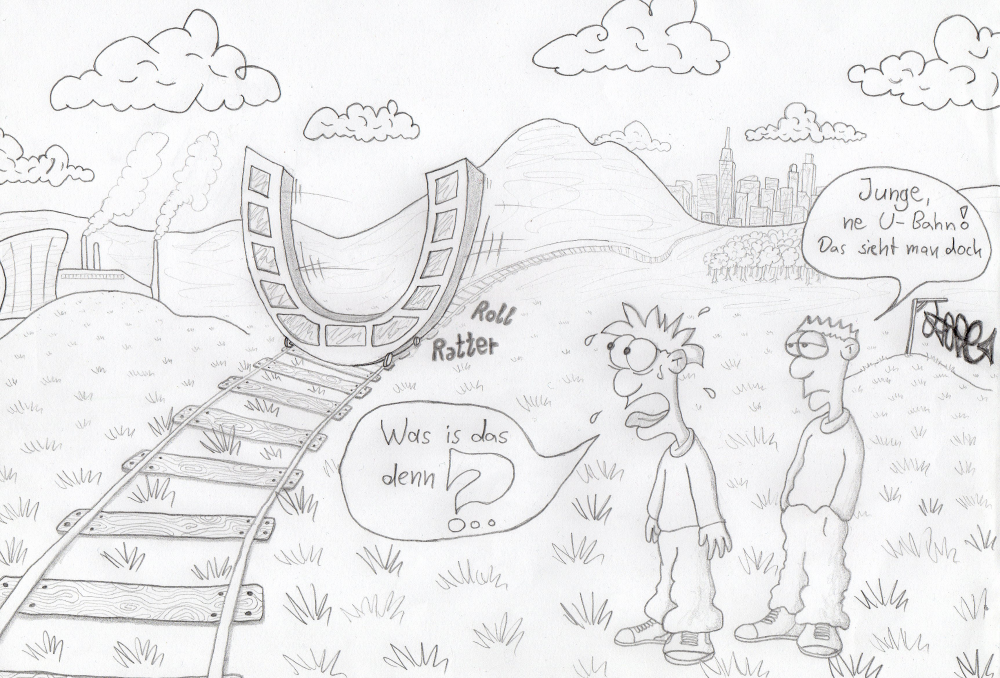 Cartoon: U-Bahn 1