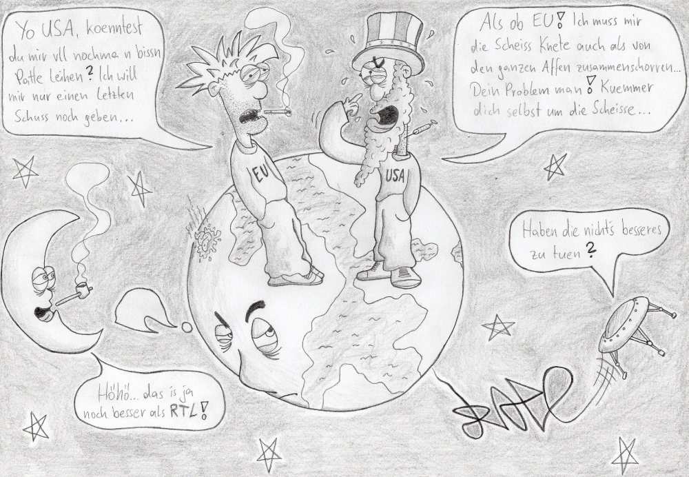 Cartoon: Schuldenkrise 1