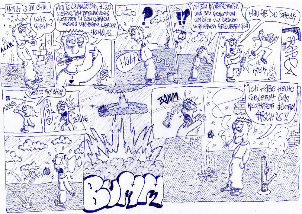 Comic: Klopapier is fuern Arsch 1