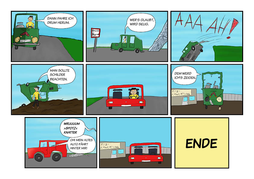 Comic: Jackie 01 - Das verstoßene Auto 4