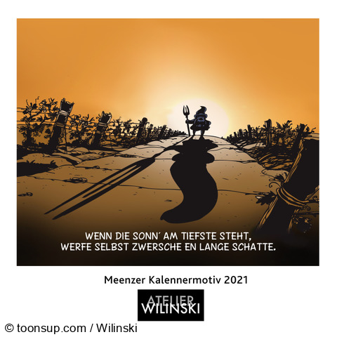 Cartoon: Wenn die Sonne am tiefsten steht ... 1