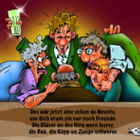 Aach Woi zu trinke is e Kunst.9