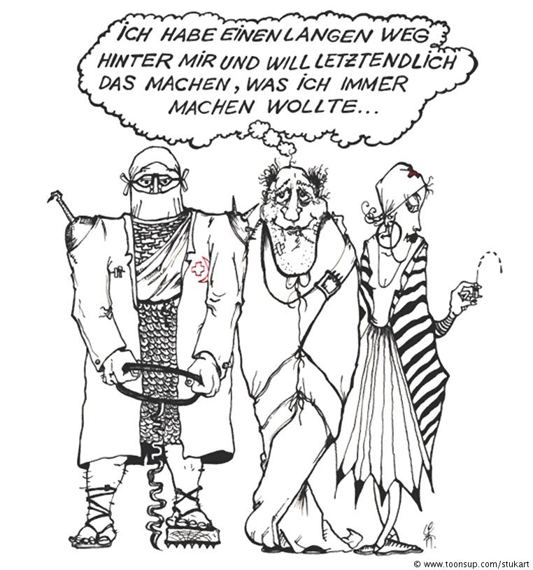 Cartoon: Psycho Werk von Stukart 1