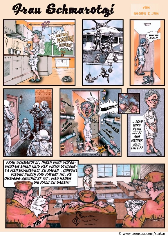 Comic: Frau Smarotzi 1