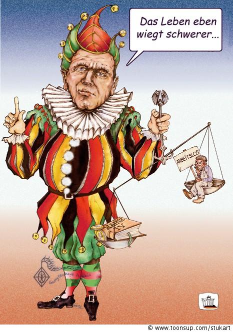 Cartoon: Rosenmontag 2003 1
