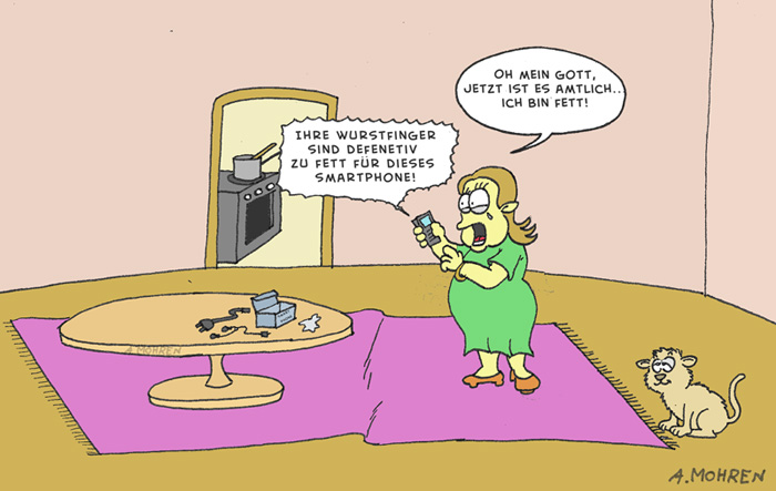 Cartoon: zu fett? 1