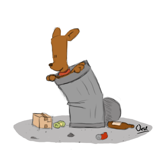 Illustration: Mülltonne 1