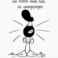Ein Mann ohne Bart