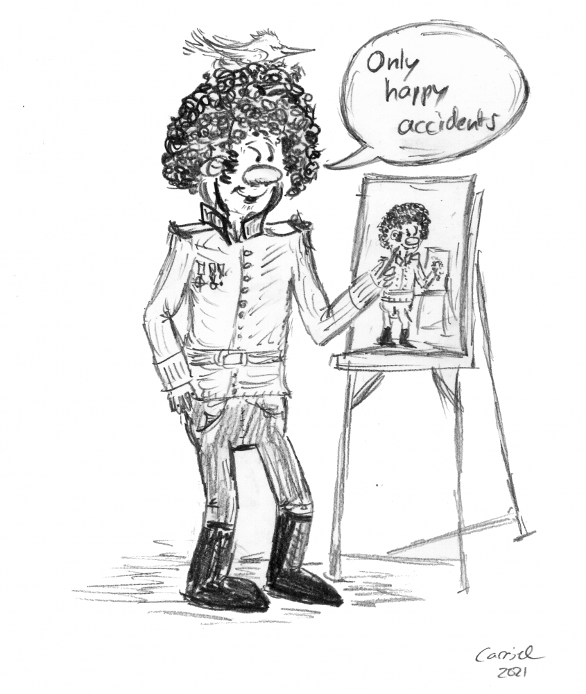 Cartoon: Only happy accidents 1