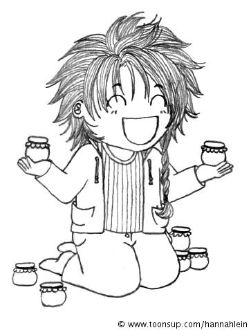 Illustration: Frey liebt Marmelade 1