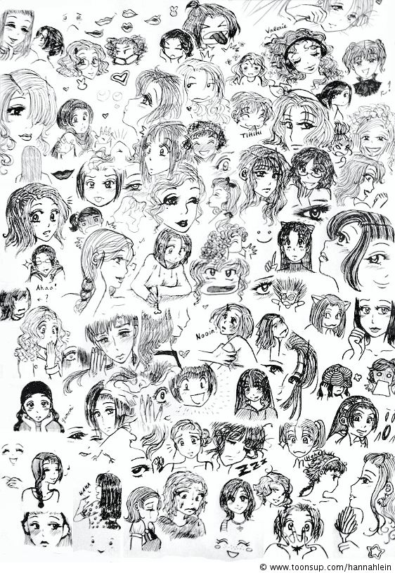 Illustration: Female Faces 1