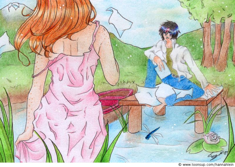 Illustration: Frühlingsträume (Collaboration mit Waterwing) 1