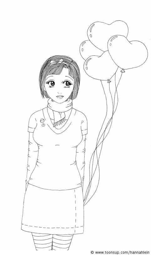 Illustration: Lovely Love Balloons 1