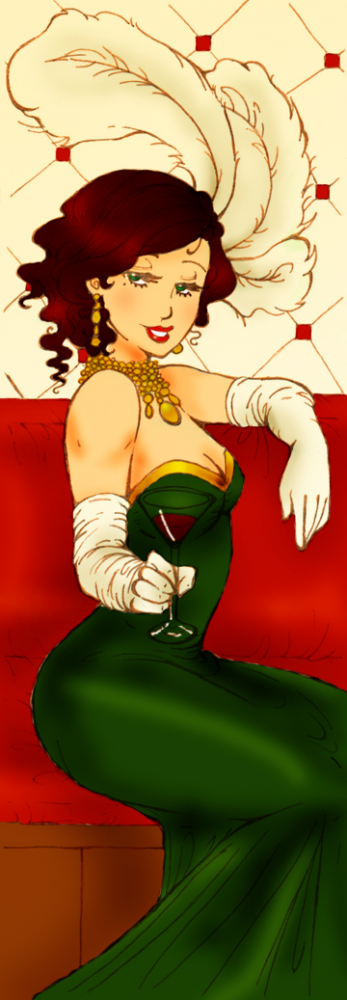Concept Art / Character Design: Cheers! - coloured 2